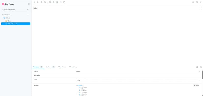 Select Component React Library